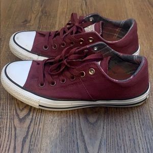 Converse All Star- Maroon and Rose Gold